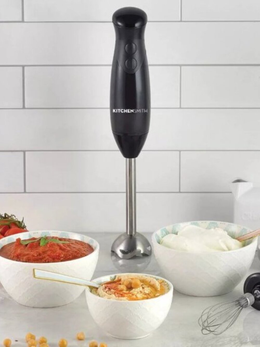 KitchenSmith - Immersion Blender With Whisk - Black - Picture 5 of 8